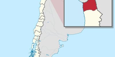 Mapa de arica, Chile