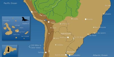 Mapa do Chile cordilheira dos andes