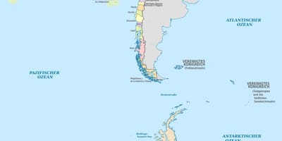 Mapa do Chile ilhas