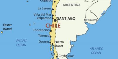 Mapa do Chile país
