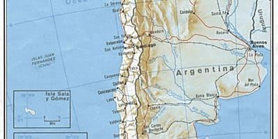 Chile mapa ferroviário