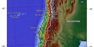 Chile geografia mapa