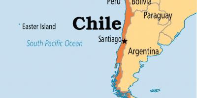 Santiago do Chile mapa